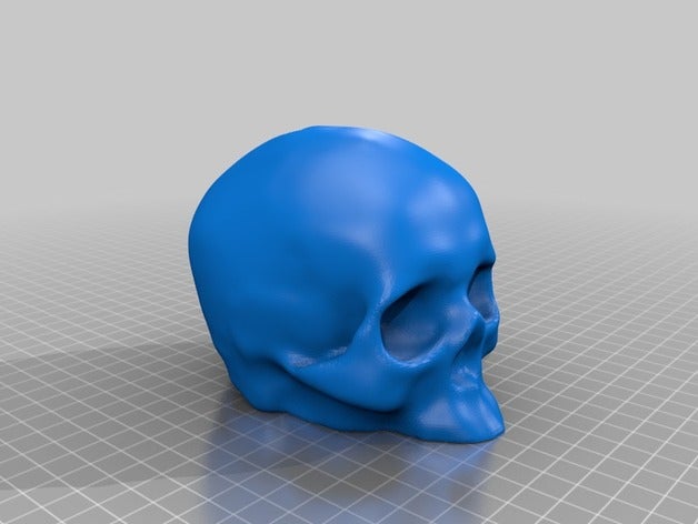 melted skull sculptures 3D print model - Mito3D