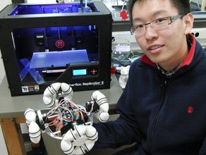 simons omnidirektionale 4-Rad-Roboter modifizierte robodyssey Maus in der Robotik george george-Schule Räder 3d print model - Mito3D