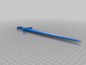 skyrim iron sword props blade ingot steel 3d print model - Mito3D