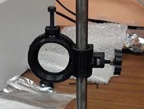 open-source lens holder physics astronomy 3d mount openscad open source optics parametric 3d print model - Mito3D
