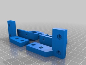 reforçar a estabilidade do kit de prusa i3 - refuerzo estabilidad eje para 3d impressora partes 3d print model - Mito3D