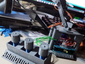 armduino v1 de código abierto brazo robótico la ingeniería arduino fresco proyecto rbotic el del robot escuela estudiante 3d print model - Mito3D