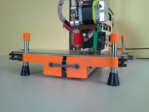 printrbot simple spring legs 3d printer accessories base feet 3d print model - Mito3D