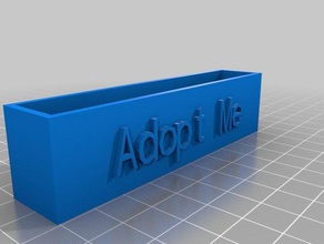 meu personalizada básica do negócio titular cartão office personalizado 3d print model - Mito3D