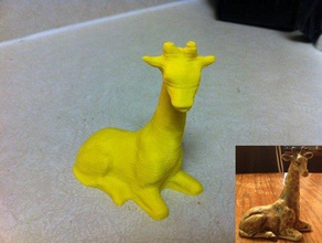 candice giraffe 3d printers 123dcatch 123d catch 42 animal awesome blender scan yellow zoo 3d print model - Mito3D