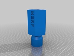 hexagonal nerf suppressor toy & game accessories tinkercad 3d print model - Mito3D