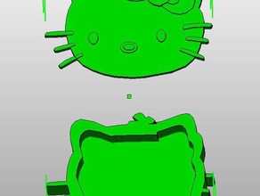caixa de kitty a moda 3d print model - Mito3D