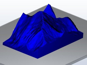 mount everest other china dem dhm geography height map himalaya landscape mountain nepal seven summits terrain model topography 3d print model - Mito3D