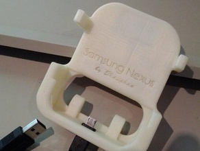 samsung nexusgalaxy-Telefon-Halter-Abdeckung außen-Antenne mobile 3d print model - Mito3D