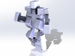 blockbot v31 los juguetes juegos solidworks el transformador transformadores de juguete 3d print model - Mito3D
