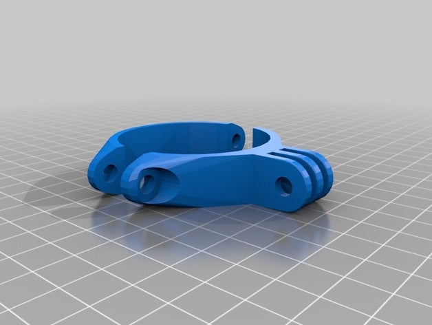 gopro roll bar mount de la caméra personnalisé 3D print model - Mito3D