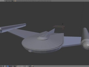 romulien oiseau de proie des véhicules navire vaisseau spatial starship startrek star trek 3d print model - Mito3D
