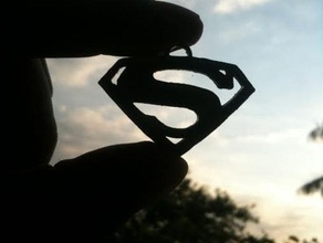 superman-symbol-Halskette Schmuck 3d print model - Mito3D