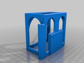 replicator 2 power brick holder 3d printer accessories 3d print model - Mito3D