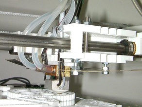 water-cooled hot end 3d printer extruders cooling fluid fushigi reprap 3d print model - Mito3D