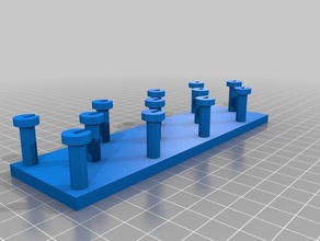 meu personalizados paramétrico de borracha da banda tear brinquedo jogo acessórios 3d print model - Mito3D