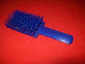basic hair brush household supplies 3d print model - Mito3D