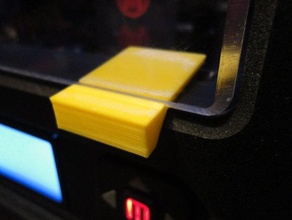replicator 2x porta guia de centragem 3d a impressora acessórios 3d print model - Mito3D