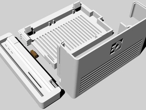 raspberrypi amiga 3000 inspiré cas ordinateur 3d print model - Mito3D