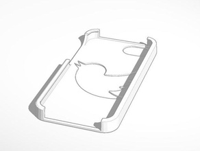 iphone 5 pajarito de twitter logotipo casecover móvil 5c 5s 3d print model - Mito3D