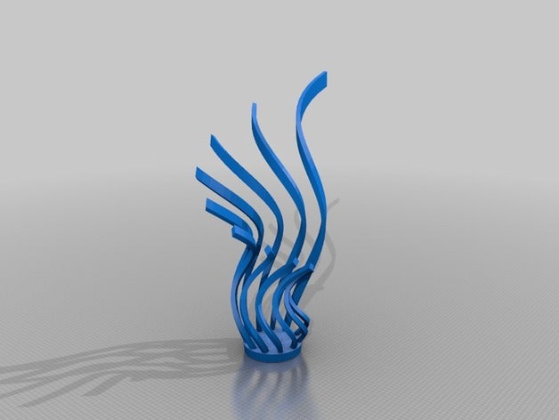 curl vase 2 other 3D print model - Mito3D