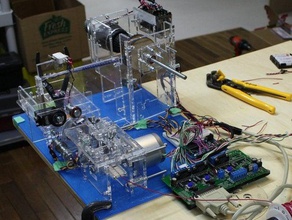 automático, cortador de fio stripper outros motor dc alimentador microfactory a produção placas robô servo stepper 3d print model - Mito3D
