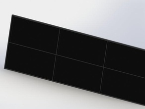 simple solar panel models 3d print model - Mito3D