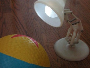 pixars luxo jr varreduras réplicas 3d animação disney lâmpada artistas vão embora 3d print model - Mito3D