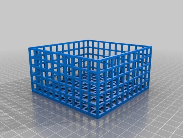 my customized containers composed squares 10x3 3D print model - Mito3D