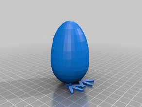 easter egg 3d drucken 3d print model - Mito3D