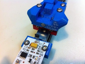 kossel mini endstop carriage hall-o sensor 3d printer parts endstopp 3d print model - Mito3D