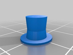 miniture top hat models 3d print model - Mito3D