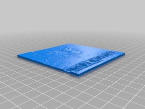 rick grimes1 2d art personnalisé 3d print model - Mito3D