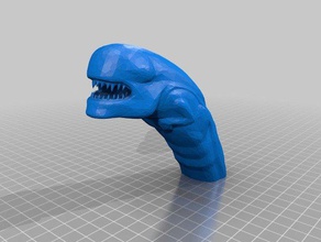 alien chestburster yaratıklar yabancılar 3d print model - Mito3D
