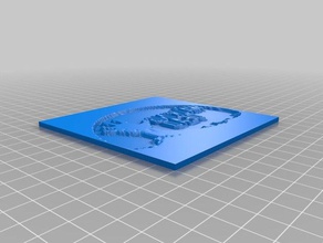 wdlogo 2d a arte personalizado 3d print model - Mito3D