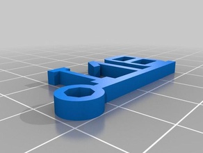 i18 keychains customized 3d print model - Mito3D