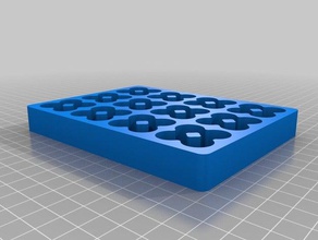aa battery tray - 48ea organization customized 3d print model - Mito3D