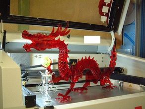 dragon andere lasercut laser-cutter 3d print model - Mito3D