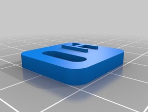 label letter h organization customized 3d print model - Mito3D