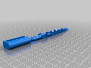 bolígrafo bic de brooke la oficina personalizado 3d print model - Mito3D