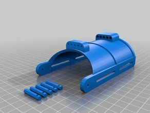 paramétrico luva mão openscad próteses 3d print model - Mito3D
