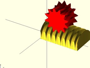 acme screw rack & pinion worm gear mechanical toys 3d print model - Mito3D