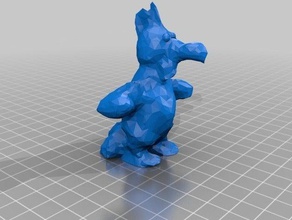 gueggel-Hahn Tiere chick scan 3d print model - Mito3D