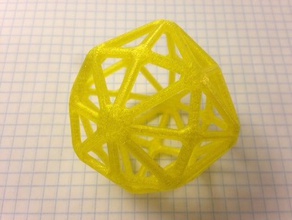 disdyakis dodecahedron matematik 3dhubs çokyüzlülere kenar denir 3d print model - Mito3D