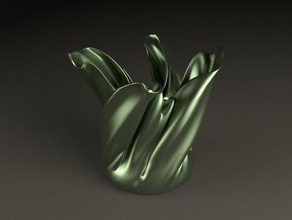tissu vase art 3d print model - Mito3D