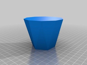 meu personalizados polígono morph vaso contentores 3d print model - Mito3D