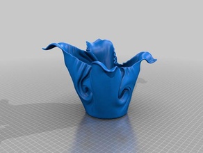 em forma de espiral planta coisa arte 3d print model - Mito3D