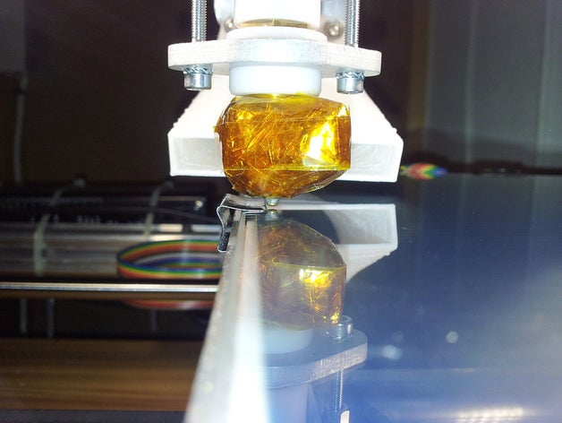 modifiziert clips Glasplatte montieren 3d Drucker Teile 3drag heatbed k8200 3D print model - Mito3D