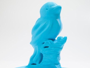 blue bird sculptures 3d print model - Mito3D