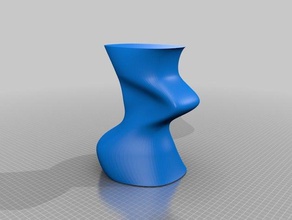 curve vase 2 andere 3d print model - Mito3D